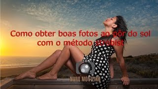 Como obter boas fotos ao pôr do sol com o método strobist [upl. by Dawaj896]