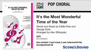 Its the Most Wonderful Time of the Year arr Alan Billingsley – Score amp Sound [upl. by Cleave]