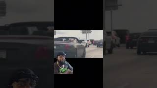 Donk swerves on rolls royce in rush hour traffic shorts donkplanet cars [upl. by Yemarej995]