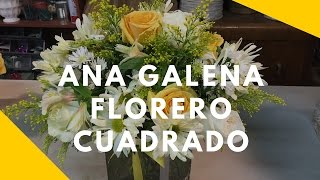 Cursos de floristería en linea  para poner los listones en una base cuadrada [upl. by Ardelia]