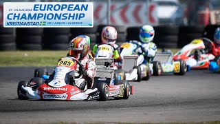 WarmUp Super Heat B  FIA KARTING EUROPEAN CHAMPIONSHIP R4 Kristianstad Sweden [upl. by Dannye508]