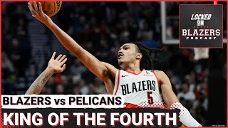 Dalano Bantons 4th Quarter Magic Lifts Trail Blazers Over New Orleans Pelicans [upl. by Bonny]