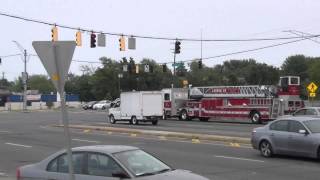 DISTRICT HEIGHTS VOLENTEER FIRE DEPARTMENT HOOK AND LADDER 26 GOING LIGHTS AND SIREN [upl. by Delmore762]