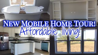 New Mobile Home Tour Luxury on a budget [upl. by Earehc]