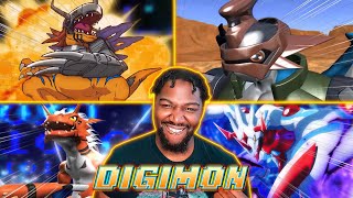 Gamer Reacts to All 1st Main Protagonist Evolution in Digimon Reaction [upl. by Arodasi]