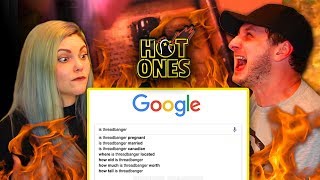 🔥ThreadBanger Answers the Webs Most Searched Questions While Taking the Hot Ones Challenge [upl. by Perloff]