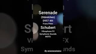 Serenade D957 FPSchubertVibraphone FX serenade musicalsaw theremin glassharp [upl. by Aduhey122]