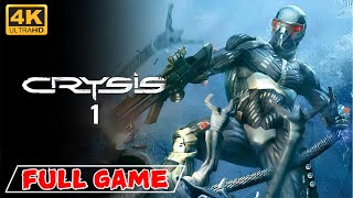 CRYSIS 1 COMPLETE Gameplay Walkthrough FULL GAME  No Commentary 4K 60FPS All Cutscenes [upl. by Ecyar]