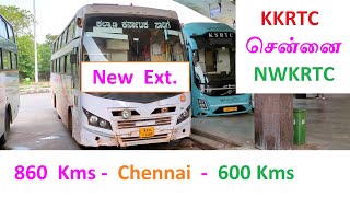 Newly Extended Chennai KKRTC Bus Route  KSRTC NWKRTC [upl. by Burk700]