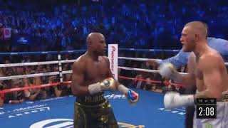 Floyd Mayweather HAMMERS Conor McGregor Final Moments [upl. by Camarata]