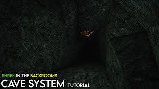 Cave System Tutorial  Roblox Shrek In The Backrooms [upl. by Arretal]