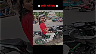 BikerBipu ladki aukat dikha di 😆shorts rider bike cutegirl z900 ktm superbike [upl. by Vasilis]