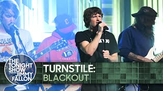 Turnstile BLACKOUT  The Tonight Show Starring Jimmy Fallon [upl. by Zandt]