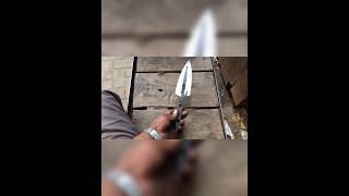 Making spear part4blacksmith handmake youtubeshorts [upl. by Zzaj]