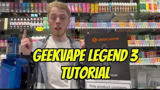 Geekvape Legend 3 ReviewTutorial [upl. by Illoh527]