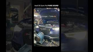 Audi S5 Supercharged Dyno Pull Pure Sound 🔥🤯 [upl. by Clary316]