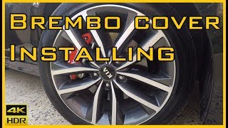 Brembo Caliper Cover Install [upl. by Ellesor]