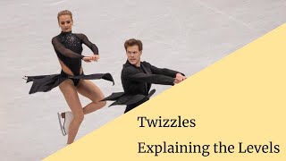 Twizzles  Explaining the Levels ISU Ice Dance Element [upl. by Yellah917]