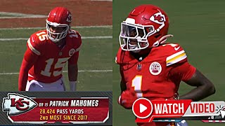 Patrick Mahomes  Xavier Worthy Chiefs DUO DEBUT vs Detroit Lions  2024 NFL Preseason HIGHLIGHTS [upl. by Seuqirdor541]