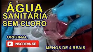 APRENDA FAZER ÁGUA SANITARIA COM ECONOMIA  Casa do Sabão [upl. by Murielle287]