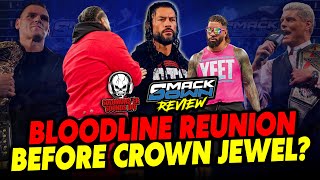 WWE Smackdown 11124 Review  BREAKING NEWS On WWE Releases Bloodline REUNION Before Crown Jewel [upl. by Aniroz9]