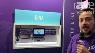 ISE 2023 Nicolaudie Group Explains DINA Range of Lighting Controllers [upl. by Nylrebma164]