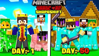 100 Days in SHAPESHIFTING Hardcore Minecraft 😰 [upl. by Aramat]