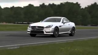 2012 MercedesBenz SLK55 AMG Top Gear Track [upl. by Salomo]