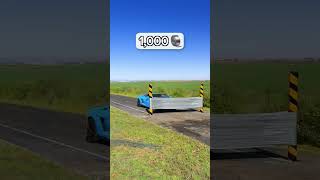 Lambo Versus Foil Tape automobile beamng mrbeast shorts [upl. by Charil557]