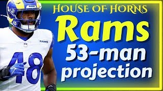 Projecting Rams 53man roster what to make of potential Ernest Jones trade [upl. by Norrehs]