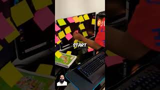 I COVERED MY BROTHERS GAMING SETUP WITH STICKY NOTES shorts​ viralvideo entertainment viralshor [upl. by Melisande]