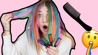 Ein KAMM der die Haare bunt färbt  😲  BibisBeautyPalace [upl. by Adnolaj]