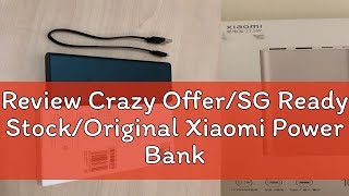 Review Crazy OfferSG Ready StockOriginal Xiaomi Power Bank 3 10000mAh 225W Type C QC30 PD Two W [upl. by Katleen]