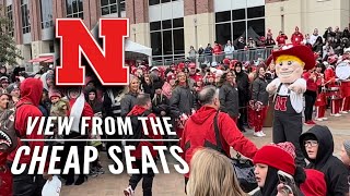 View from the Cheap Seats  🌽 Nebraska Huskers Pregame Atmosphere  Lincoln NE  Memorial Stadium [upl. by Tarr364]