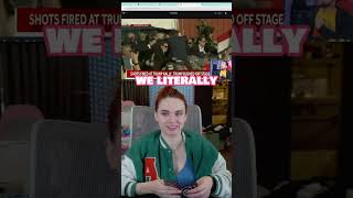 Amouranth Reacts to Trump Rally shorts election amouranth [upl. by Couchman224]