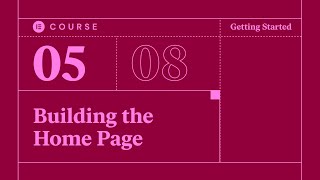 05 Building the Homepage in Elementor [upl. by Burner]