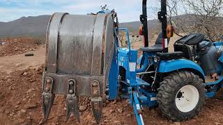 Leach fieldSeptic system build nearly completed [upl. by Enrol35]