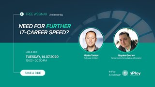 IT webinar 2020 How to be a successful web dev ‘Tech amp CV tips’ by Martin Toshev amp Nayden Gochev [upl. by Idalina624]