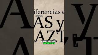 Las Diferencias entre Mayas y Aztecas Ubicación y Cultura en México [upl. by Aklam]