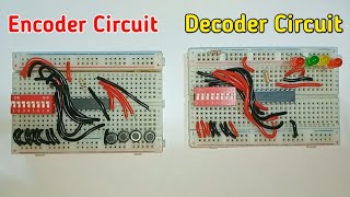 Encoder And Decoder Circuit Diagram  Digital Electronics encoder decoder digitalelectronics [upl. by Skier]