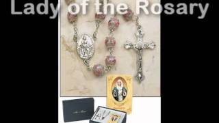 Rose petal shaped rosaries  CatholicFavors [upl. by Ettenig]