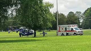 Vidant Health Systems East Care Helicopter Ahoskie Fire Dept Engine 116Hertford Co EMS [upl. by Inalaek697]