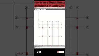 How to use ordinate dimension in autocad 2023shorts [upl. by Elbart]