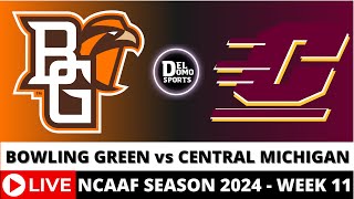 BOWLING GREEN VS CENTRAL MICHIGAN LIVE 🏈 NCAAF COLLEGE FOOTBALL PlaybyPlay  Week 11  NOV 5 2024 [upl. by Rebe361]