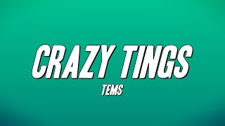 Tems  Crazy Tings Lyrics [upl. by Naval]