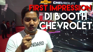 FIRST IMPRESSION DI BOOTH CHEVROLET IIMS 2017  CARVLOG 017 INDONESIA [upl. by Zwiebel]