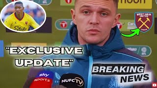 quotTrippier could leave for West Ham and Asprilla could arrive at Newcastlequot NEWCASTLE NEWS TODAY [upl. by Orgell]