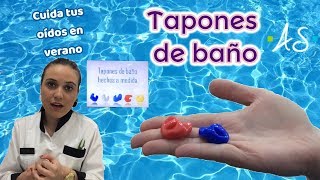 👂TAPONES de oídos para BAÑO 🔵🔴 [upl. by Nim]