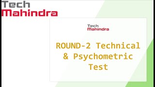 Tech Mahindra 2023 Round 2  Exam Pattern  Tech Mahindra Round 2  Tech Mahindra 2023 Preparation [upl. by Rebmit]