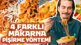 Makarnayı sadece haşlıyor musun 😲 İşte 4 pişirme yöntemi daha 🍝 [upl. by Loferski]